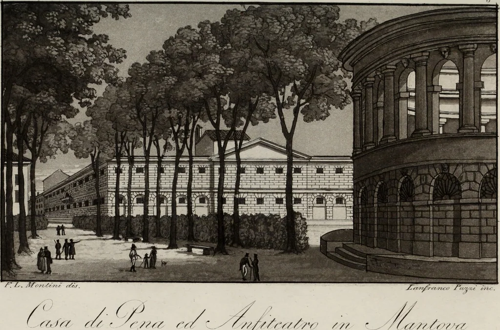 An illustration from Nuovo prospetto di Mantova : arricchita delle principali vedute e della pianta di detta città .., 1834, leaf 19