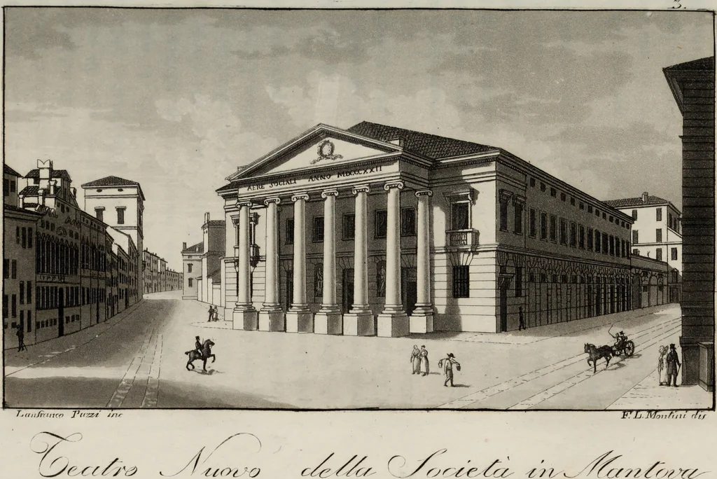 An illustration from Nuovo prospetto di Mantova : arricchita delle principali vedute e della pianta di detta città .., 1834, leaf 193
