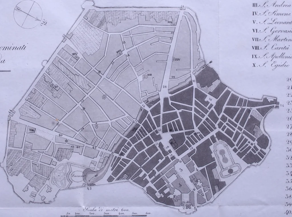An illustration from Nuovo prospetto di Mantova : arricchita delle principali vedute e della pianta di detta città .., 1834, leaf 209