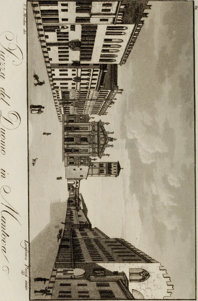 An illustration from Nuovo prospetto di Mantova : arricchita delle principali vedute e della pianta di detta città .., 1834, leaf 25