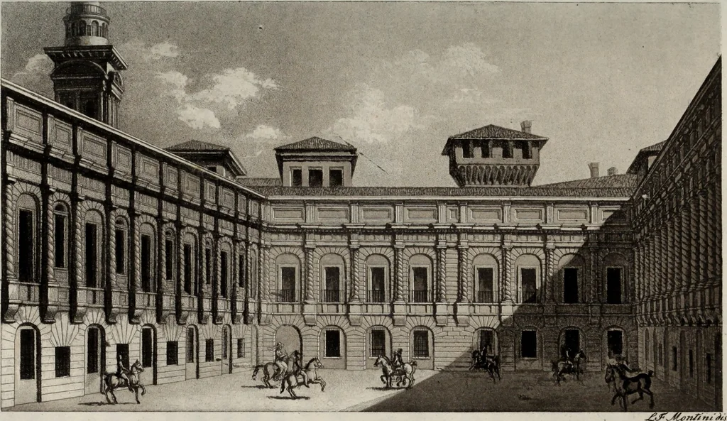 An illustration from Nuovo prospetto di Mantova : arricchita delle principali vedute e della pianta di detta città .., 1834, leaf 45