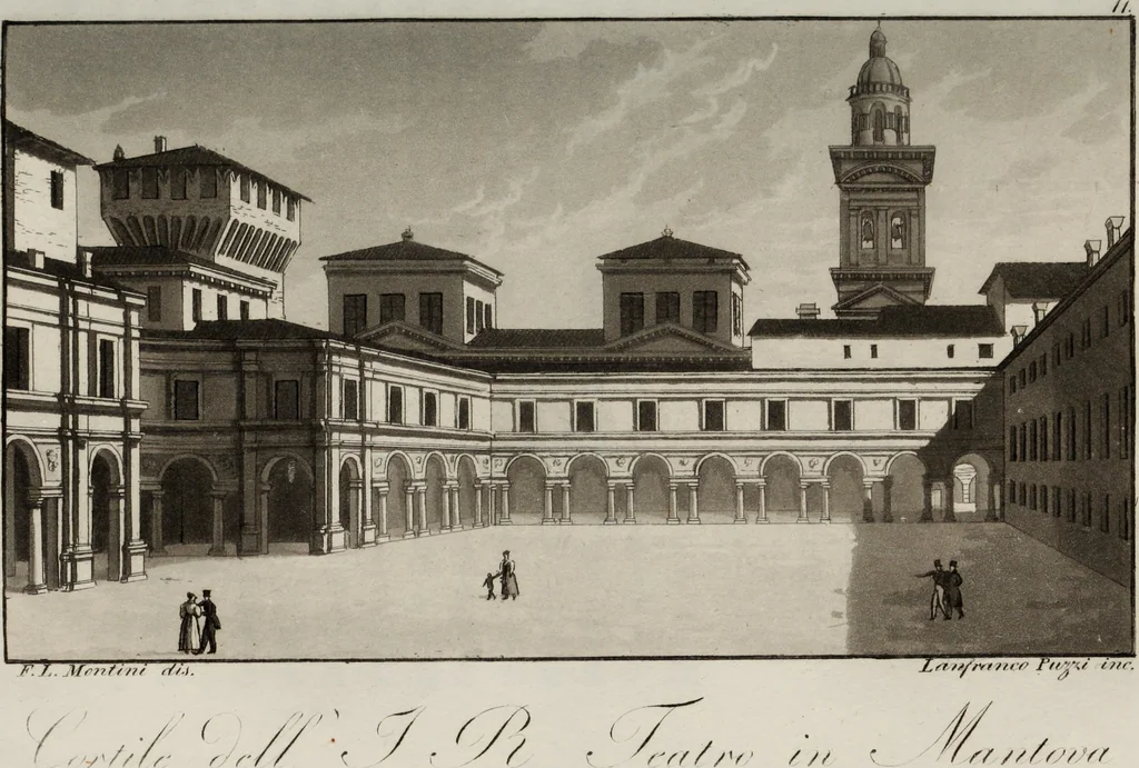 An illustration from Nuovo prospetto di Mantova : arricchita delle principali vedute e della pianta di detta città .., 1834, leaf 61
