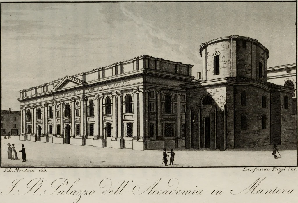 An illustration from Nuovo prospetto di Mantova : arricchita delle principali vedute e della pianta di detta città .., 1834, leaf 69