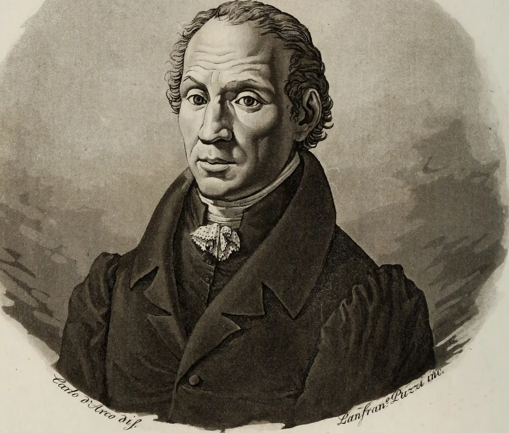 An illustration from Nuovo prospetto di Mantova : arricchita delle principali vedute e della pianta di detta città .., 1834, leaf 7