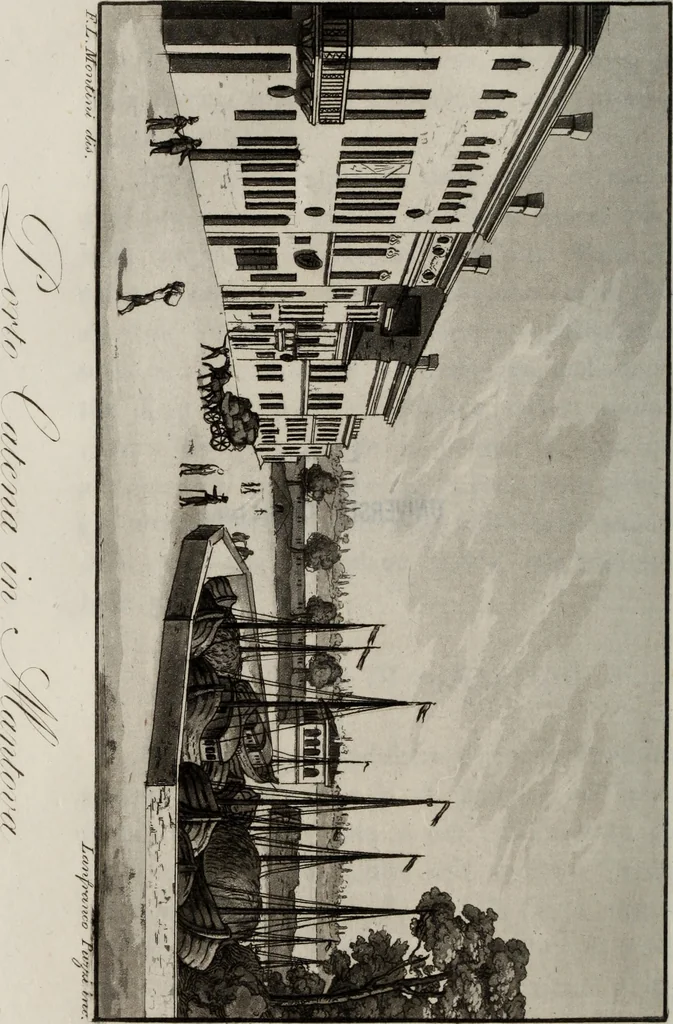 An illustration from Nuovo prospetto di Mantova : arricchita delle principali vedute e della pianta di detta città .., 1834, leaf 87
