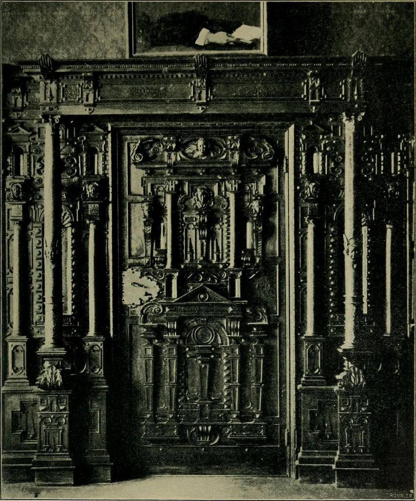 An illustration from Nuremberg and its art to the end of the 18th century., 1905, leaf 158