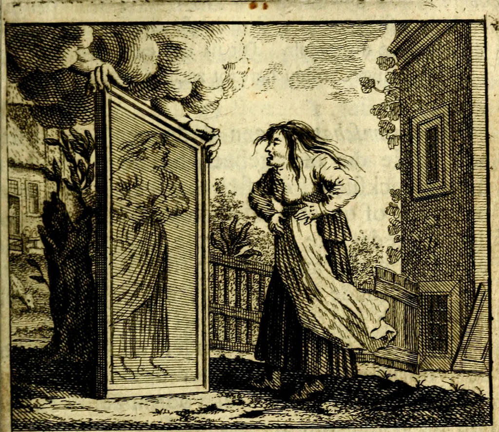 An illustration from Nuttelyck huys-boeck ... Benevens alle de overgebleven gedichten ... de lof-en rouw-gedichten en graft-schriften, 1769, leaf 102
