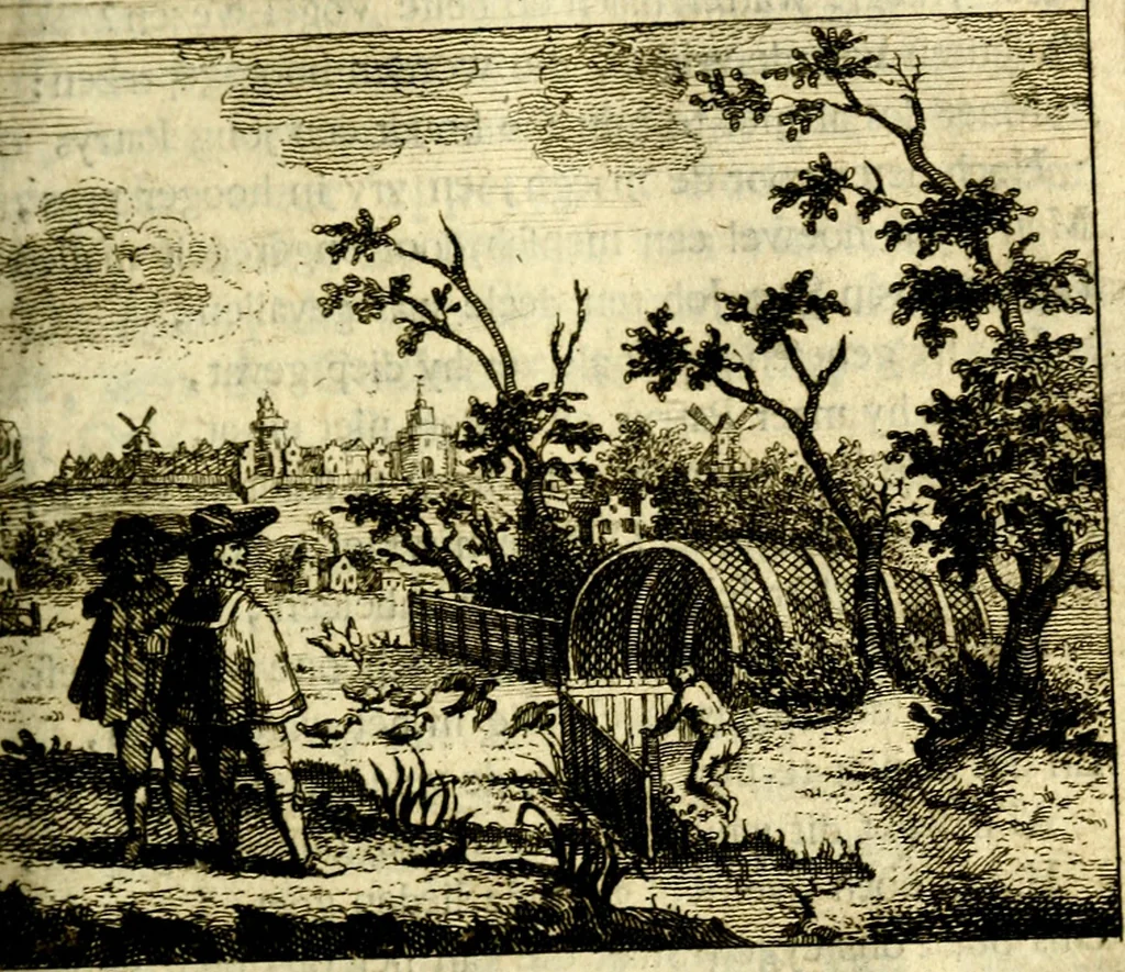 An illustration from Nuttelyck huys-boeck ... Benevens alle de overgebleven gedichten ... de lof-en rouw-gedichten en graft-schriften, 1769, leaf 178