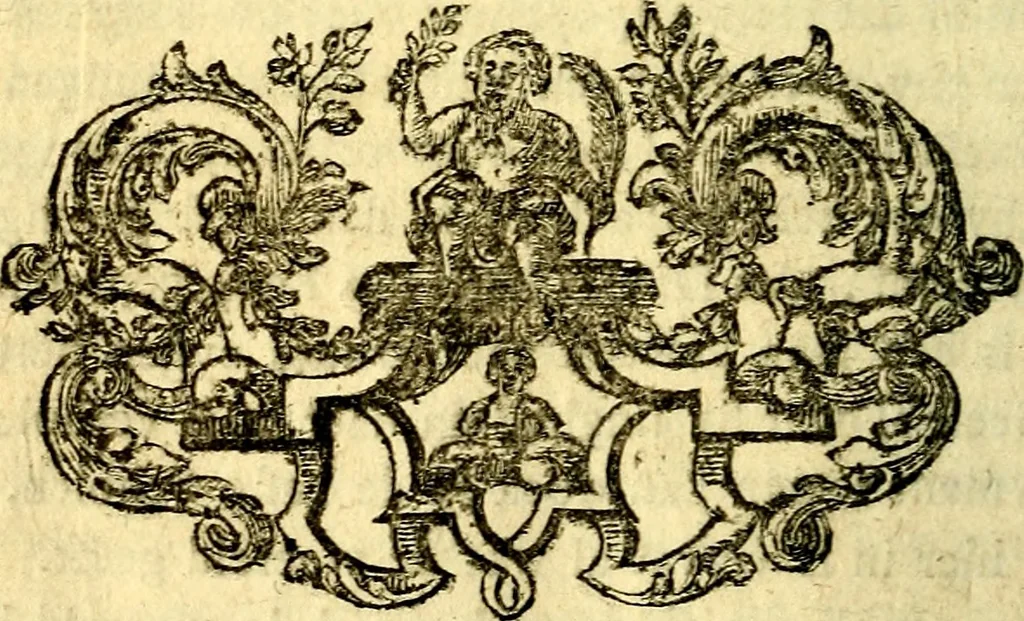 An illustration from Nuttelyck huys-boeck ... Benevens alle de overgebleven gedichten ... de lof-en rouw-gedichten en graft-schriften, 1769, leaf 265