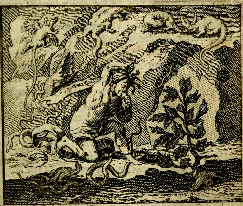 An illustration from Nuttelyck huys-boeck ... Benevens alle de overgebleven gedichten ... de lof-en rouw-gedichten en graft-schriften, 1769, leaf 50
