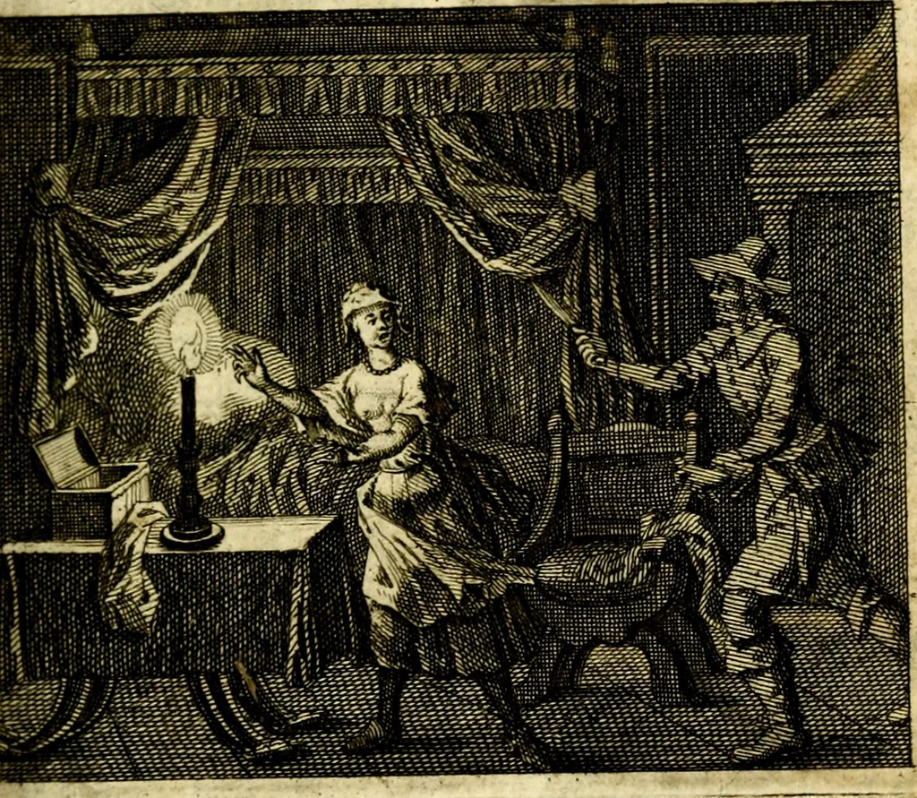 An illustration from Nuttelyck huys-boeck ... Benevens alle de overgebleven gedichten ... de lof-en rouw-gedichten en graft-schriften, 1769, leaf 88