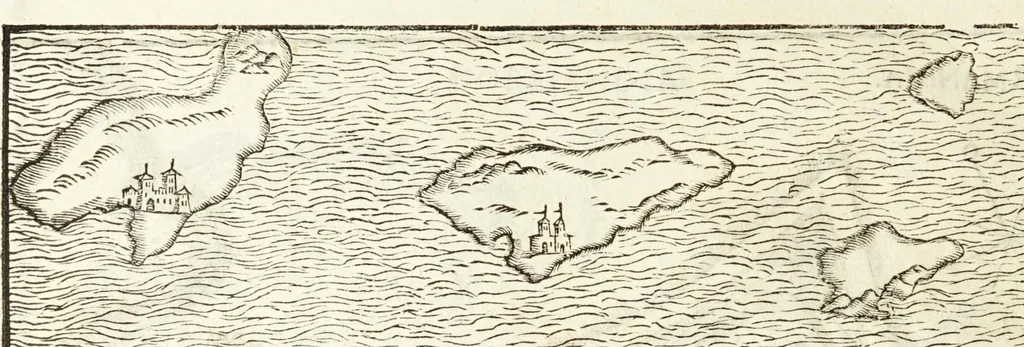An illustration from Nvova inventione di fabricar fortezze, : di varie forme, in qvalvnqve sito di piano, di monte, in acqua, con diuersi disegni, et vn trattato del modo, che si hà da osseruare in esse, con le sve misvre, et ordine di levar le piante, tanto in fortezze reali, quanto non reali., 1598, leaf 106