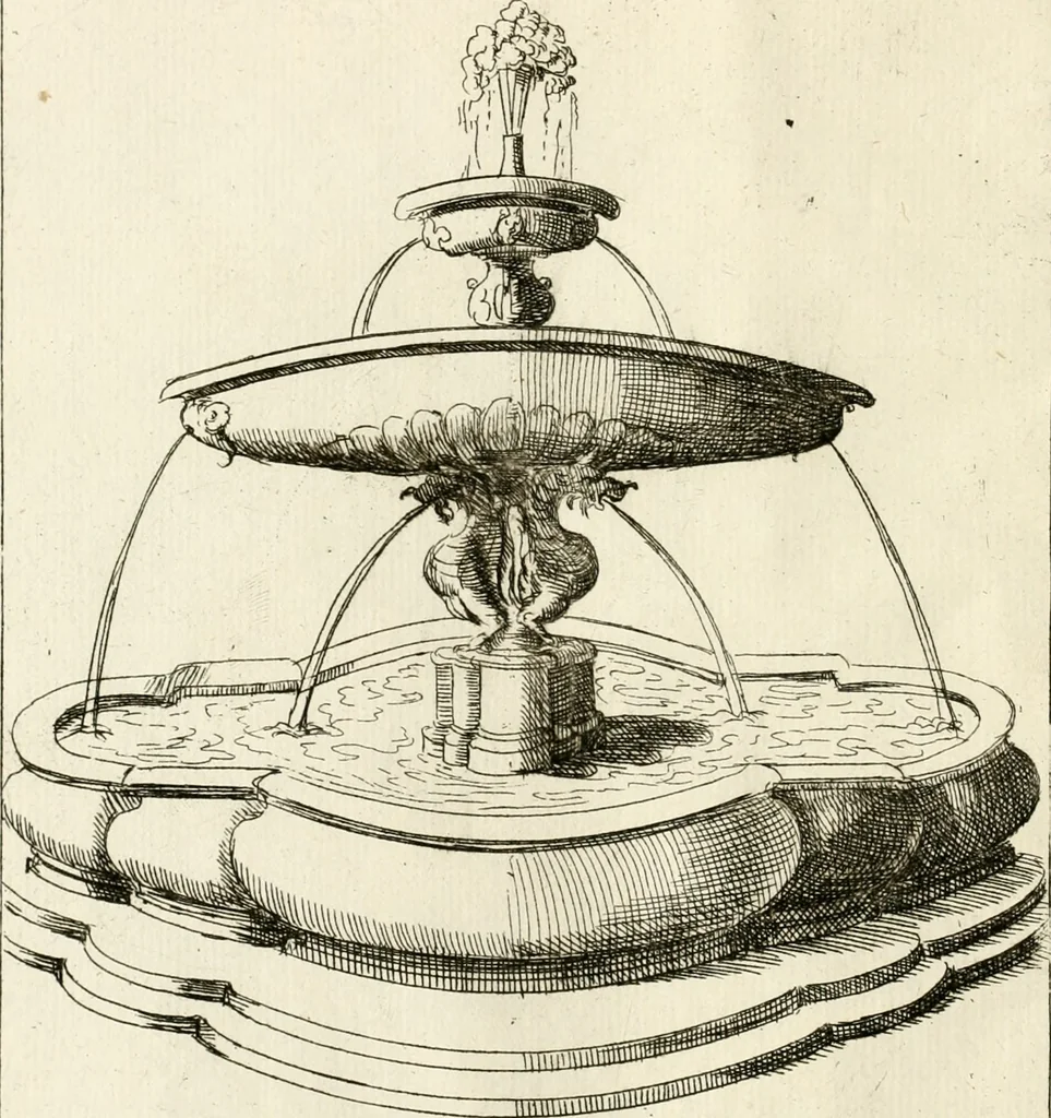 An illustration from Nvova racolta di fontane che si vedano nel alma citta di Roma, Tivoli e Frascati, 1678, leaf 11