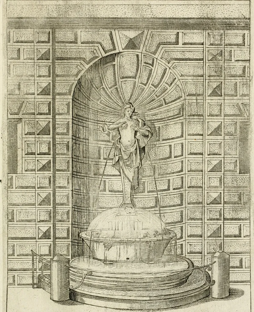 An illustration from Nvova racolta di fontane che si vedano nel alma citta di Roma, Tivoli e Frascati, 1678, leaf 12