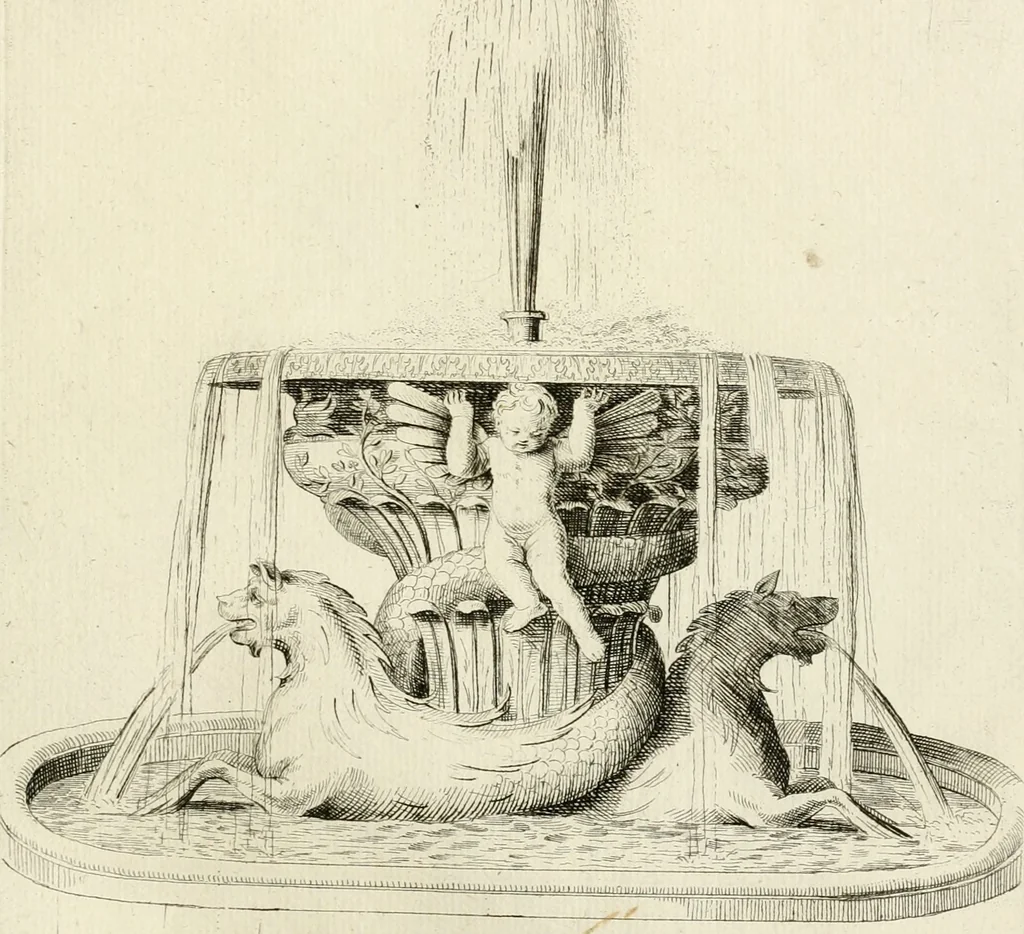 An illustration from Nvova racolta di fontane che si vedano nel alma citta di Roma, Tivoli e Frascati, 1678, leaf 18