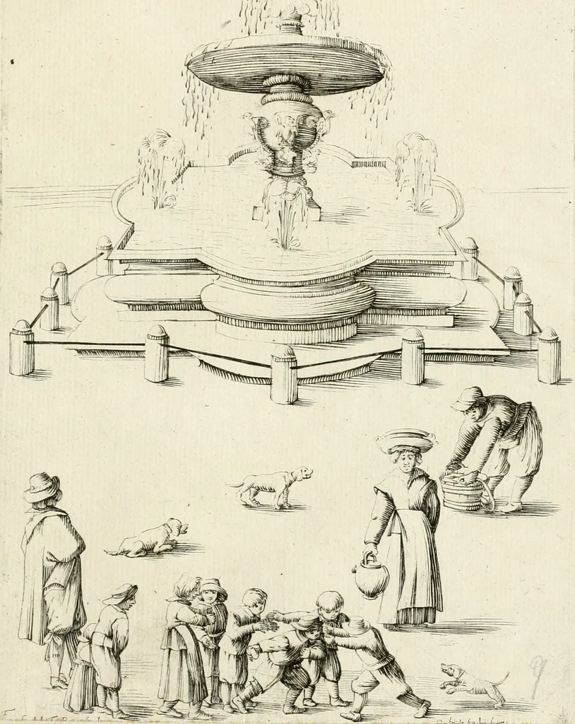 An illustration from Nvova racolta di fontane che si vedano nel alma citta di Roma, Tivoli e Frascati, 1678, leaf 22