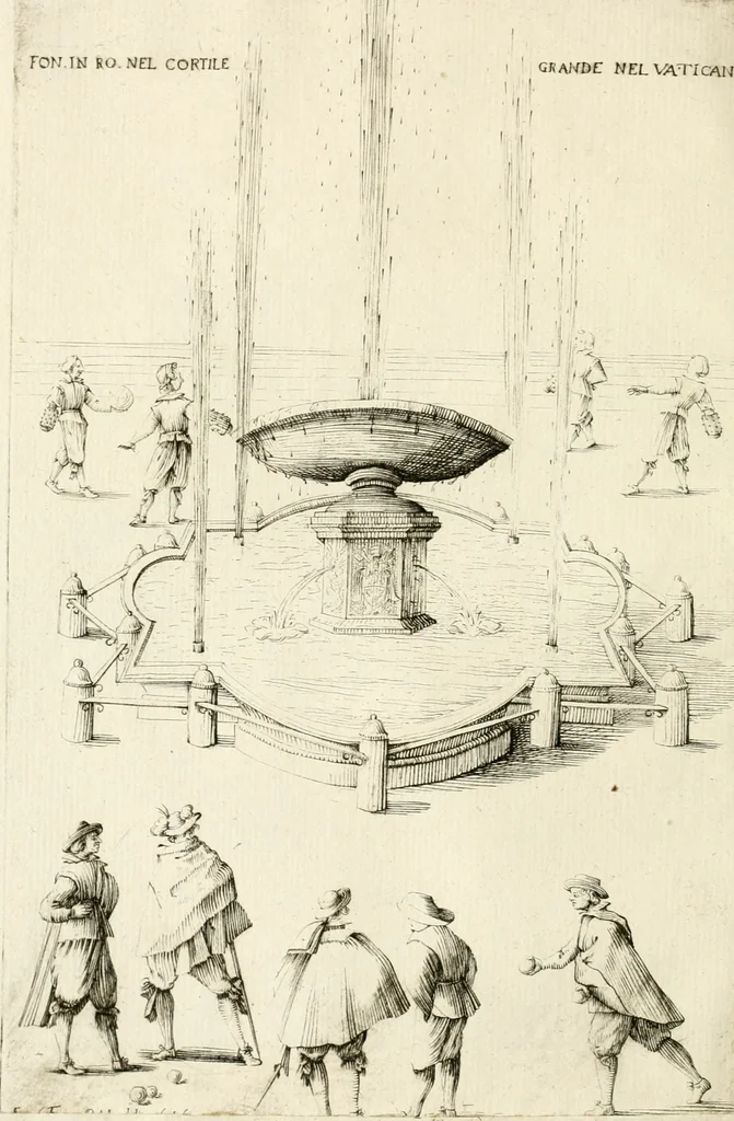 An illustration from Nvova racolta di fontane che si vedano nel alma citta di Roma, Tivoli e Frascati, 1678, leaf 23