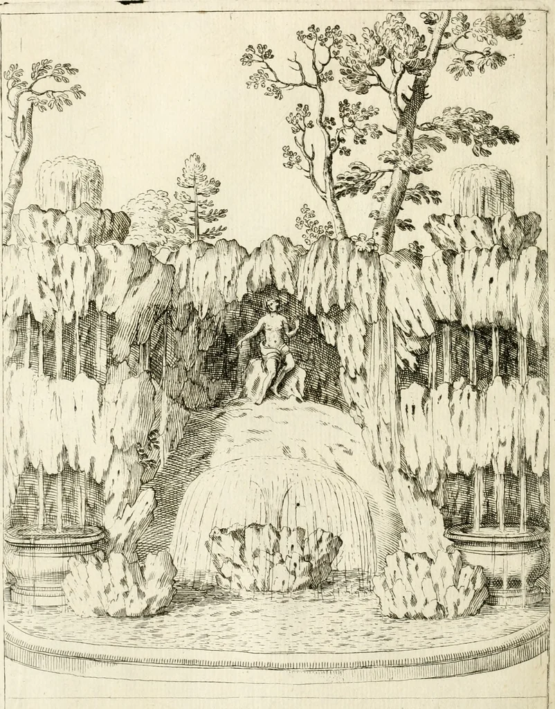 An illustration from Nvova racolta di fontane che si vedano nel alma citta di Roma, Tivoli e Frascati, 1678, leaf 27