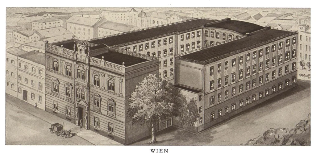 An illustration from Berṭhold : shrifṭgiseray un mesinglinye fabriḳn aḳtsiengezelshafṭ, 1924, leaf 14