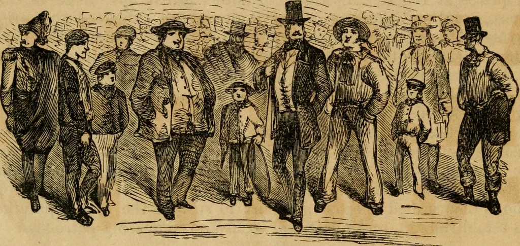 An illustration from Oak Hall pictorial., 1854, leaf 17