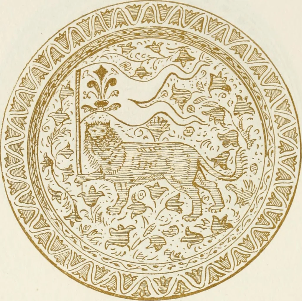 An illustration from Oak-leaf jars; a fifteenth century Italian ware showing Moresco influence, 1903, leaf 101
