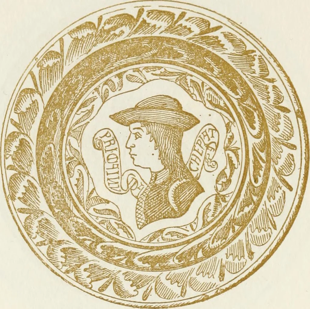 An illustration from Oak-leaf jars; a fifteenth century Italian ware showing Moresco influence, 1903, leaf 105