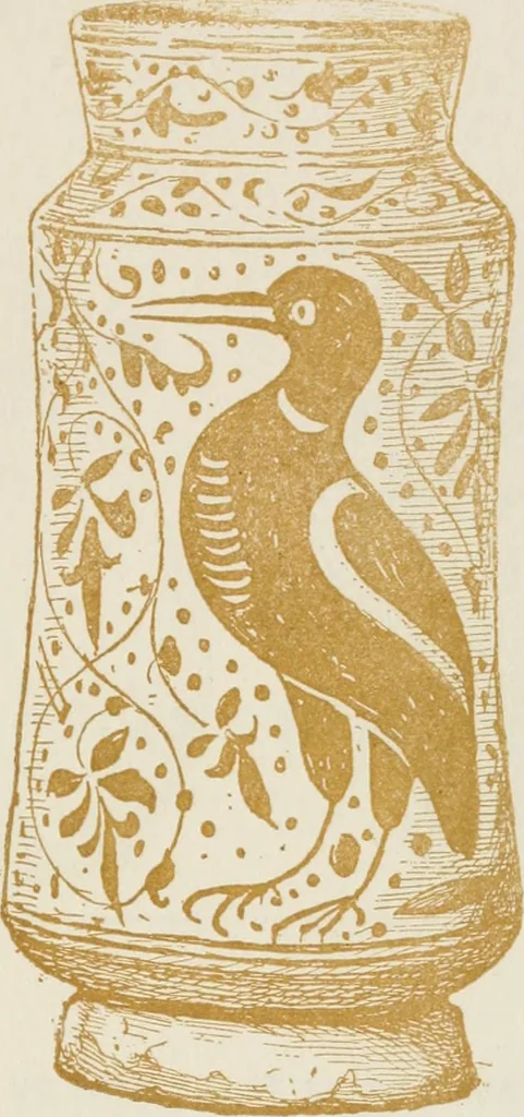 An illustration from Oak-leaf jars; a fifteenth century Italian ware showing Moresco influence, 1903, leaf 108