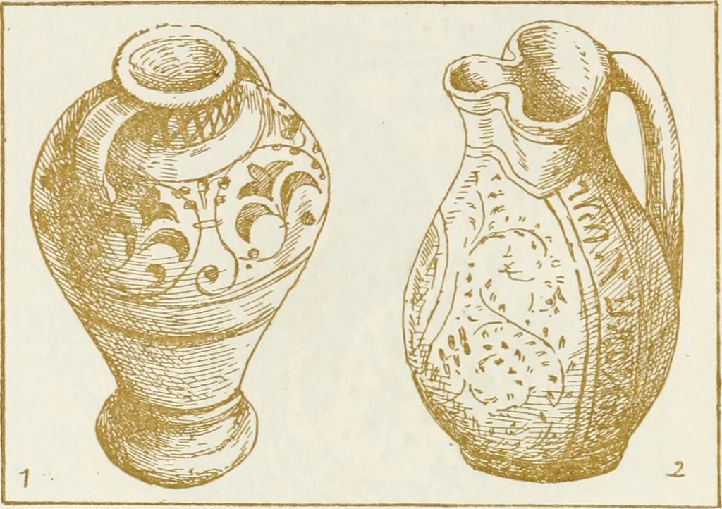 An illustration from Oak-leaf jars; a fifteenth century Italian ware showing Moresco influence, 1903, leaf 109