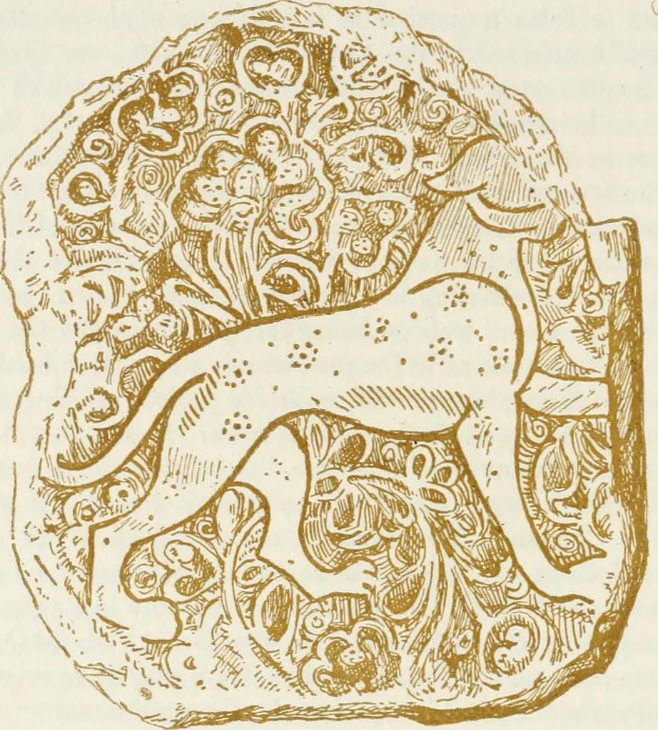 An illustration from Oak-leaf jars; a fifteenth century Italian ware showing Moresco influence, 1903, leaf 117