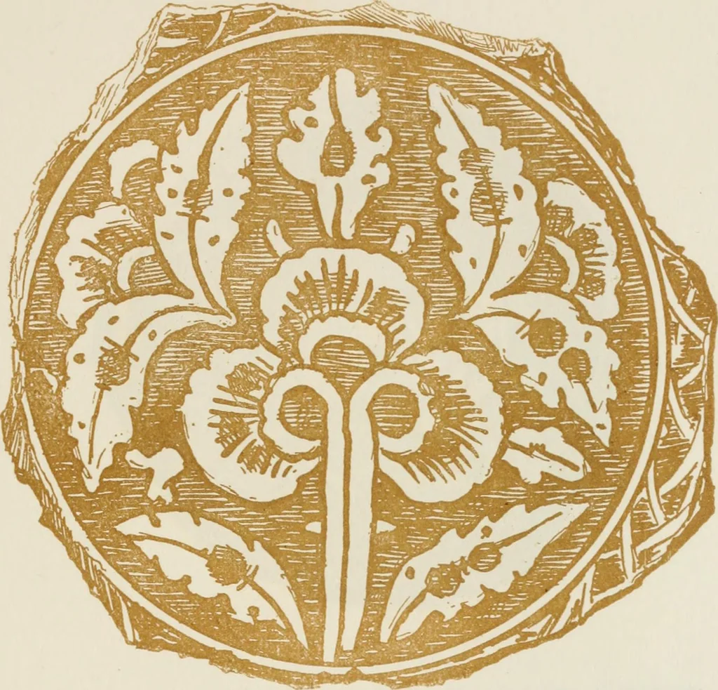 An illustration from Oak-leaf jars; a fifteenth century Italian ware showing Moresco influence, 1903, leaf 120