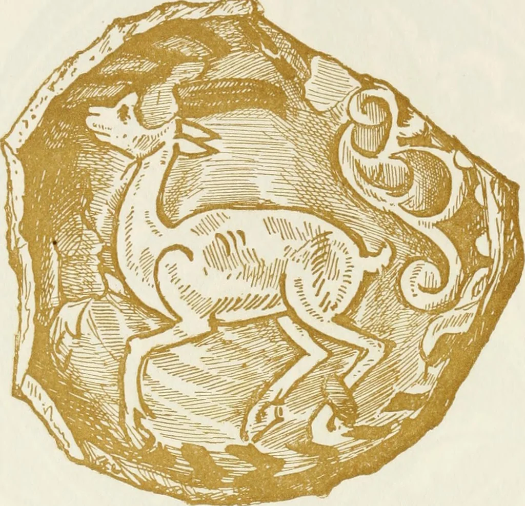 An illustration from Oak-leaf jars; a fifteenth century Italian ware showing Moresco influence, 1903, leaf 121