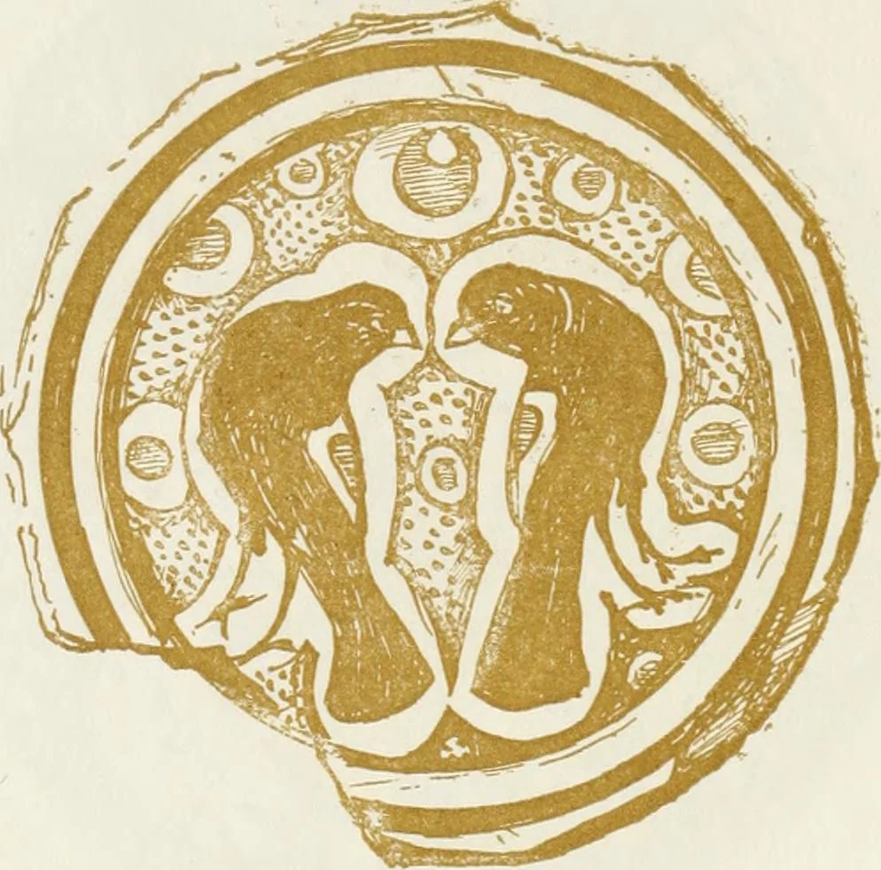 An illustration from Oak-leaf jars; a fifteenth century Italian ware showing Moresco influence, 1903, leaf 123