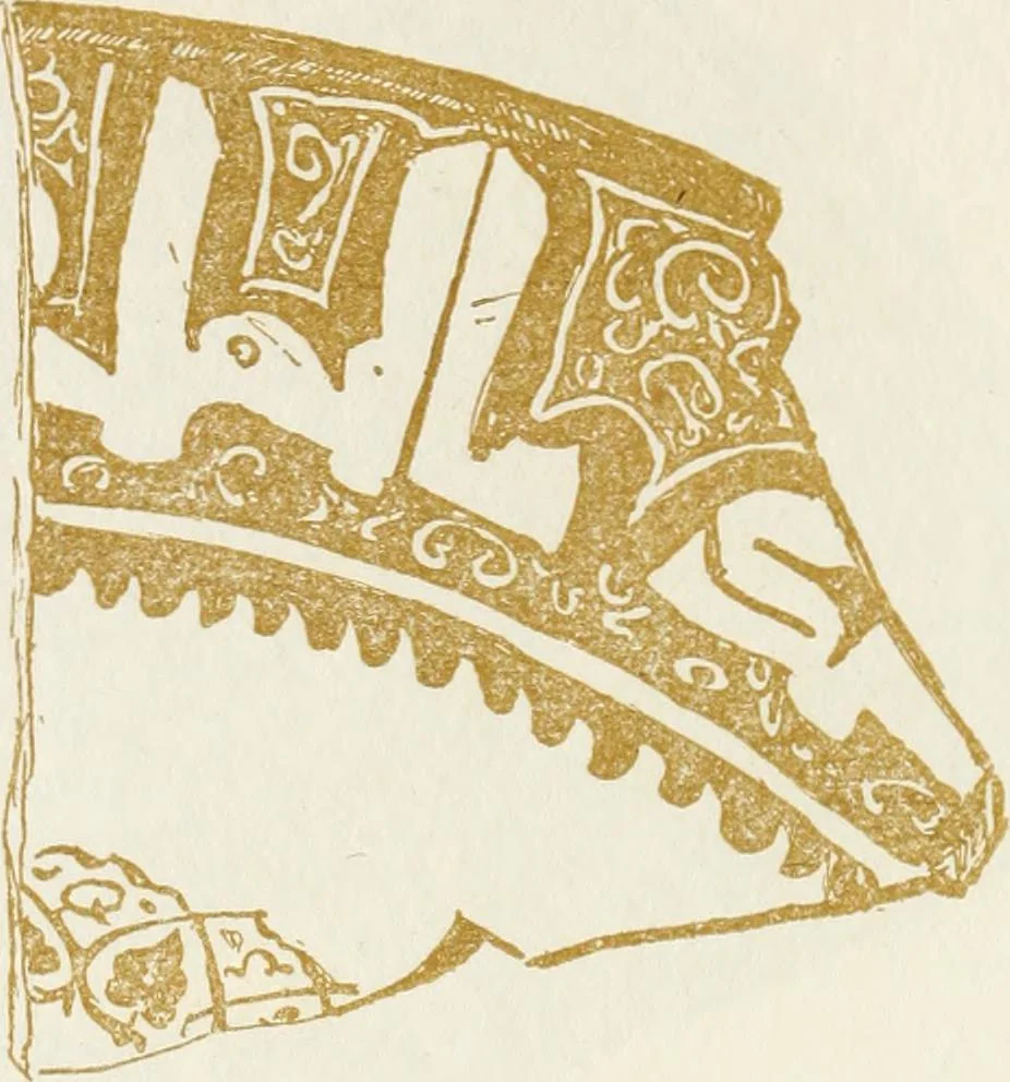 An illustration from Oak-leaf jars; a fifteenth century Italian ware showing Moresco influence, 1903, leaf 127