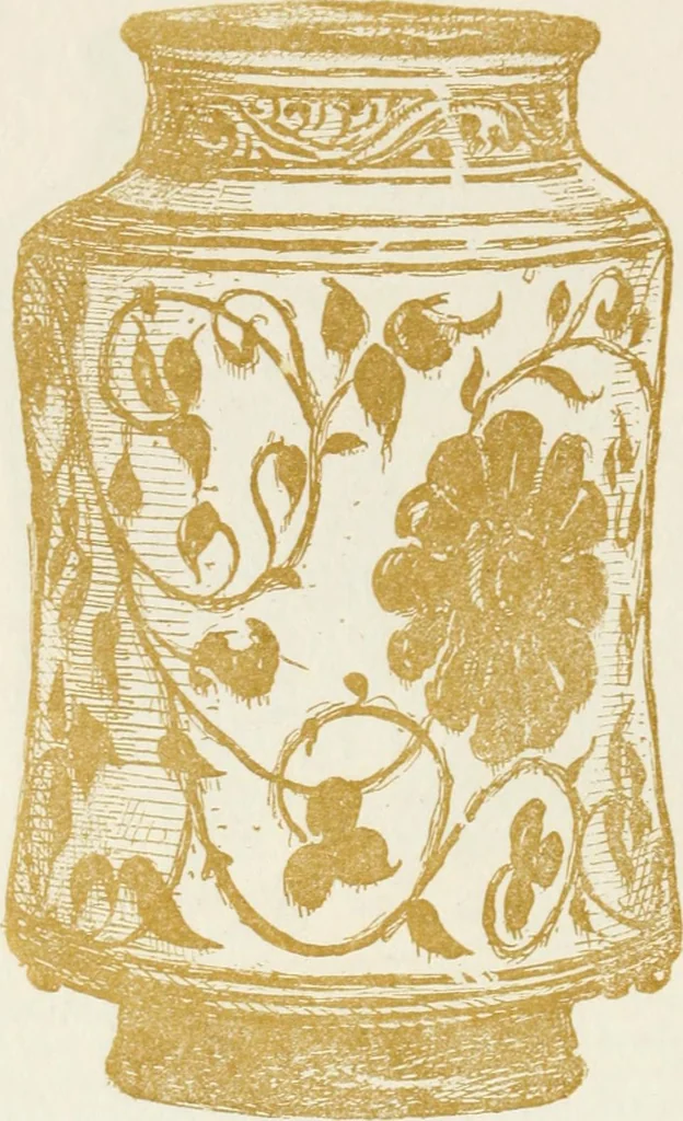 An illustration from Oak-leaf jars; a fifteenth century Italian ware showing Moresco influence, 1903, leaf 131