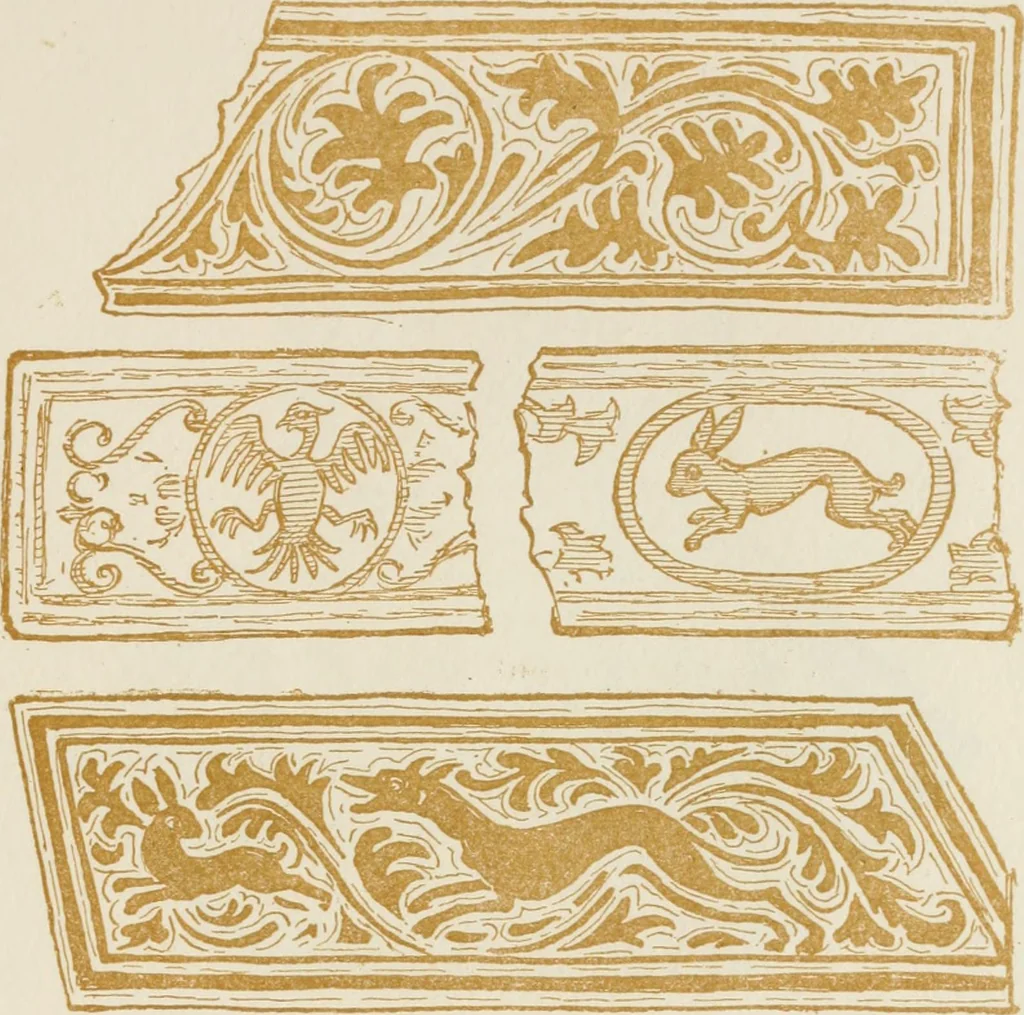 An illustration from Oak-leaf jars; a fifteenth century Italian ware showing Moresco influence, 1903, leaf 132