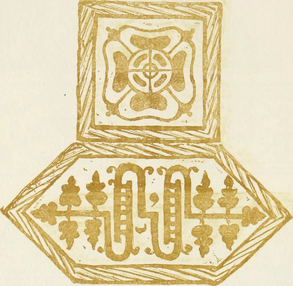 An illustration from Oak-leaf jars; a fifteenth century Italian ware showing Moresco influence, 1903, leaf 133