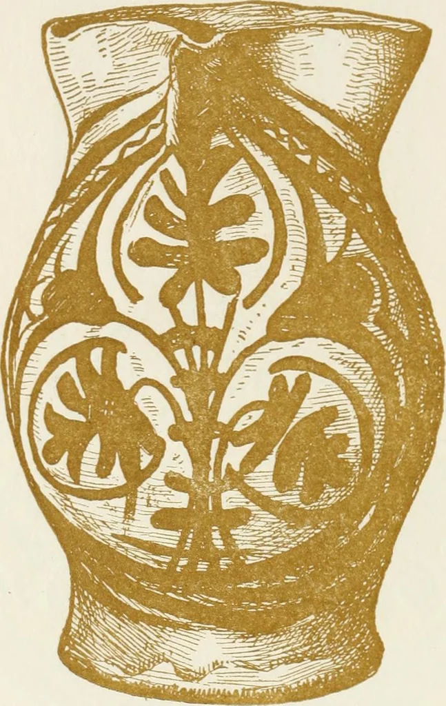 An illustration from Oak-leaf jars; a fifteenth century Italian ware showing Moresco influence, 1903, leaf 135