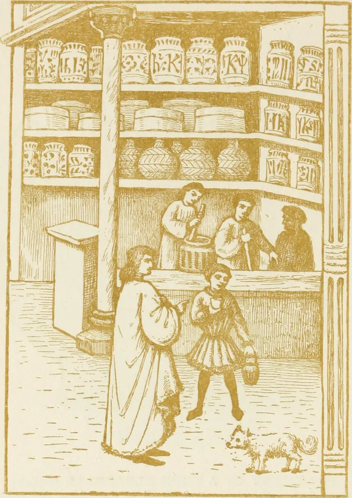 An illustration from Oak-leaf jars; a fifteenth century Italian ware showing Moresco influence, 1903, leaf 137