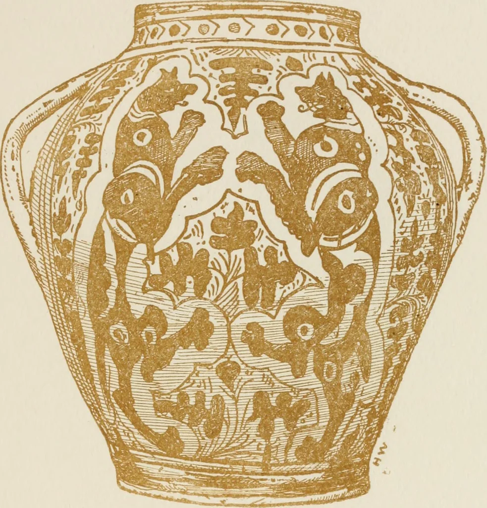 An illustration from Oak-leaf jars; a fifteenth century Italian ware showing Moresco influence, 1903, leaf 48
