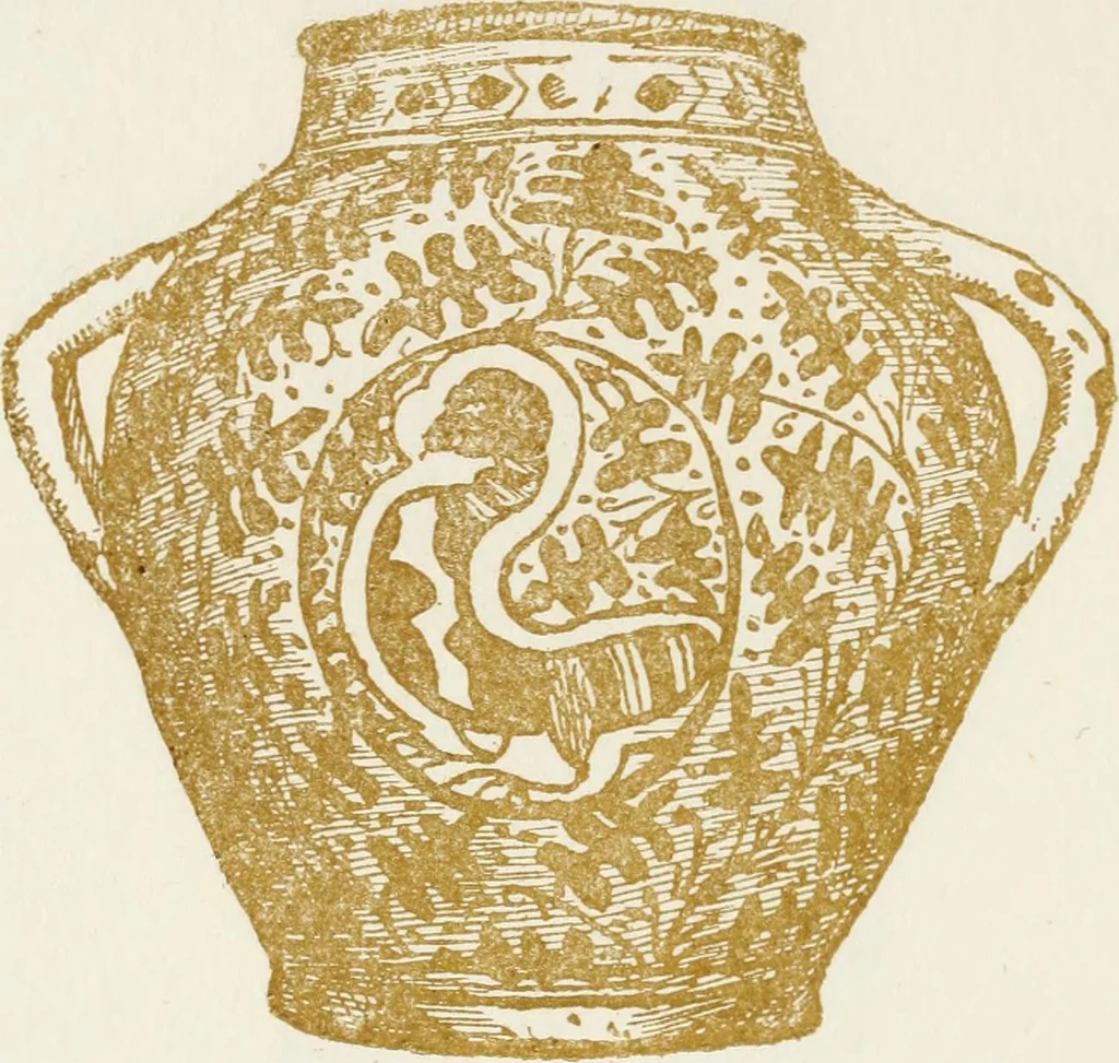 An illustration from Oak-leaf jars; a fifteenth century Italian ware showing Moresco influence, 1903, leaf 51
