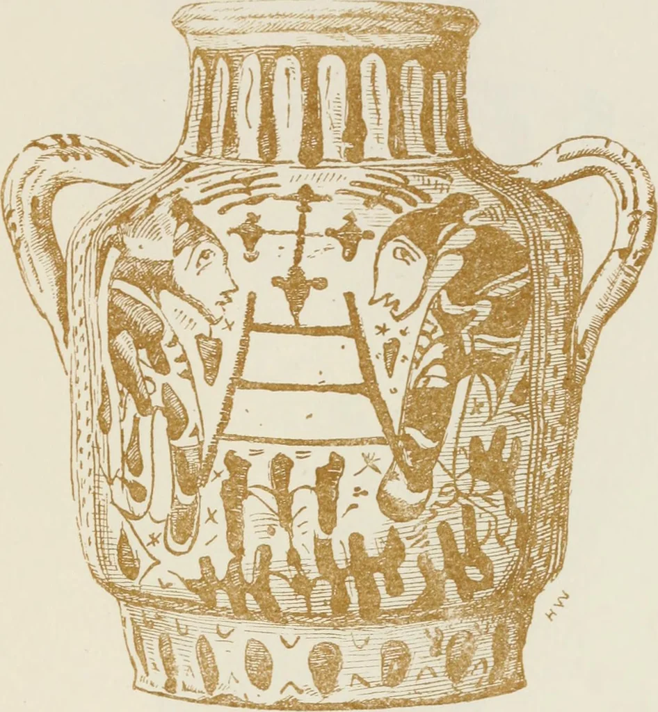 An illustration from Oak-leaf jars; a fifteenth century Italian ware showing Moresco influence, 1903, leaf 54