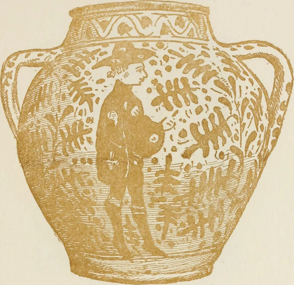 An illustration from Oak-leaf jars; a fifteenth century Italian ware showing Moresco influence, 1903, leaf 58