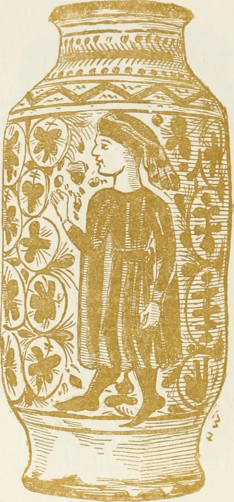An illustration from Oak-leaf jars; a fifteenth century Italian ware showing Moresco influence, 1903, leaf 59