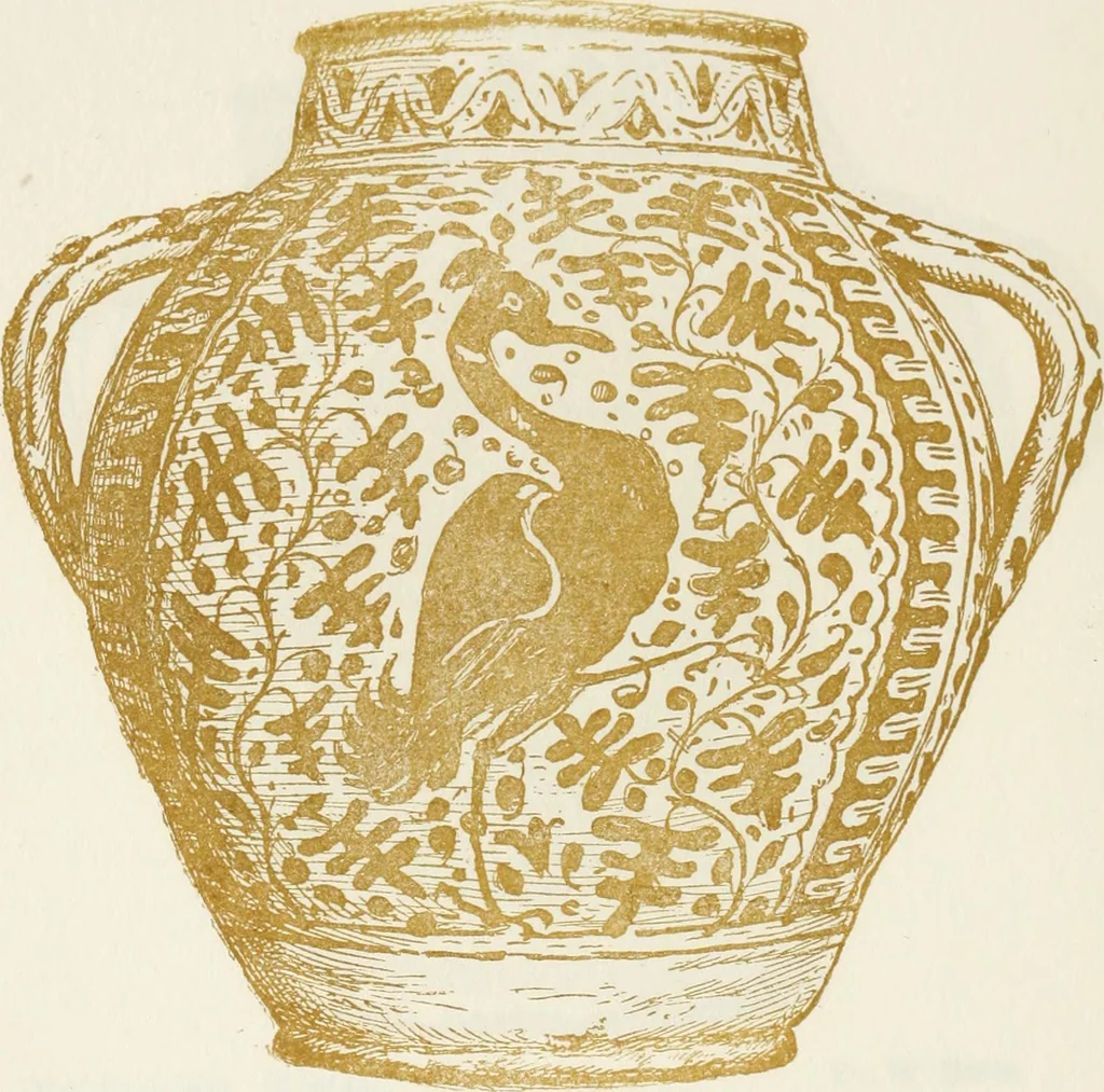 An illustration from Oak-leaf jars; a fifteenth century Italian ware showing Moresco influence, 1903, leaf 69
