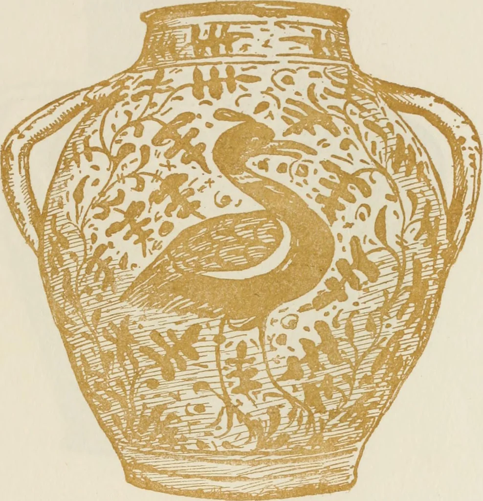 An illustration from Oak-leaf jars; a fifteenth century Italian ware showing Moresco influence, 1903, leaf 70
