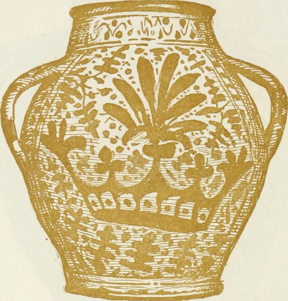 An illustration from Oak-leaf jars; a fifteenth century Italian ware showing Moresco influence, 1903, leaf 71