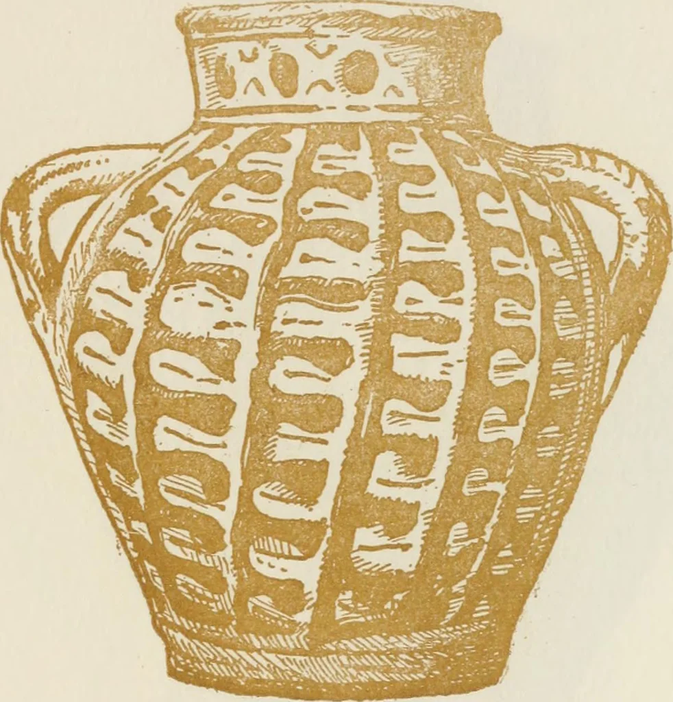 An illustration from Oak-leaf jars; a fifteenth century Italian ware showing Moresco influence, 1903, leaf 74