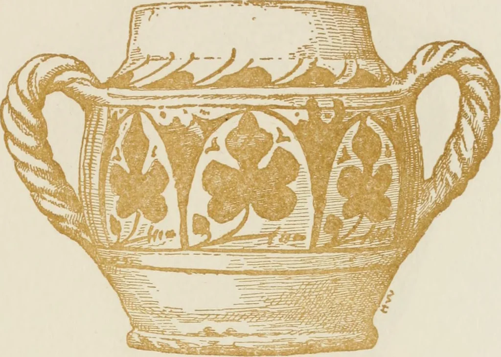An illustration from Oak-leaf jars; a fifteenth century Italian ware showing Moresco influence, 1903, leaf 82