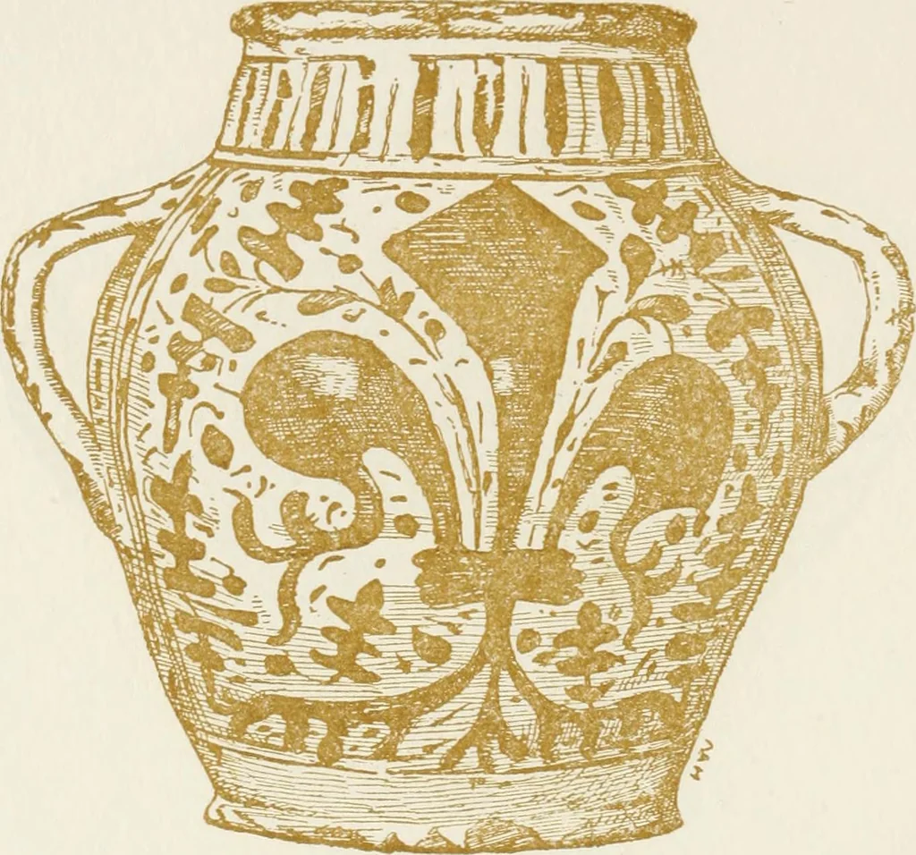 An illustration from Oak-leaf jars; a fifteenth century Italian ware showing Moresco influence, 1903, leaf 83