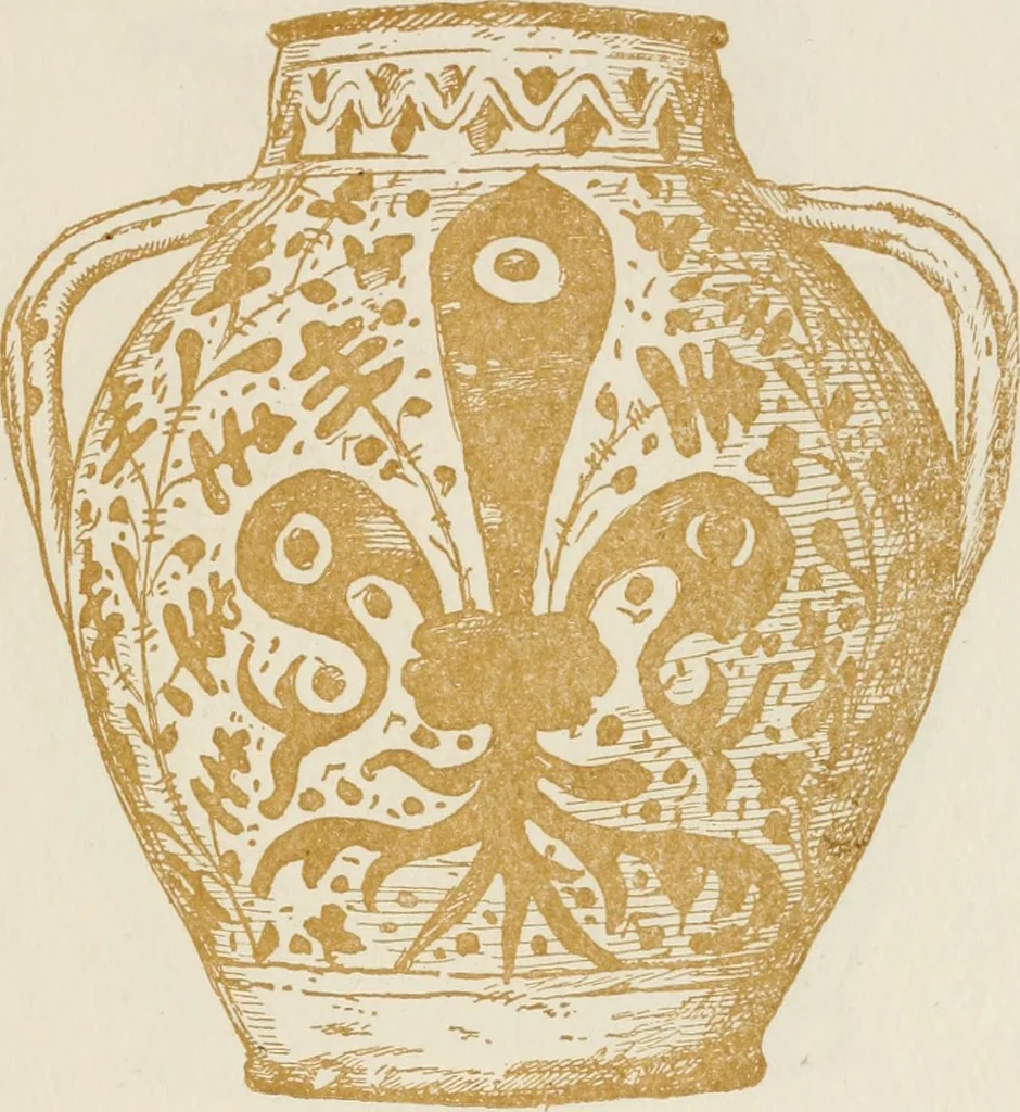 An illustration from Oak-leaf jars; a fifteenth century Italian ware showing Moresco influence, 1903, leaf 84